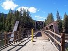 Images of the KVR route from Kelowna to Midway.